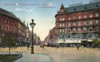 Budapest VII. Baross tér, Rákóczi út, Központi Szálloda (Rb)