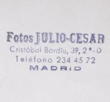 Muráti Lili (1912-2003) színművésznő spanyolországi karrierjének fotós naplója. 53 db közepes és nag...