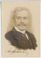 cca 1900-20 Férfi portré (9x6cm) Földes fénykép szalon Bp., IV. Muzeum-körut 21. papír borítékban,12x8cm