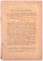1943 Erdészeti lapok. Az Országos Erdészeti Egyesület közlönye. 82. évf. 1-12. sz., teljes évfolyam,...