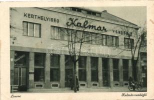 Losonc, Lucenec; Kalmár vendéglő, Bukor József kiadása / restaurant (EK)