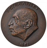 Reményi József (1887-1977) DN &quot;I. Stravinsky 1882&quot; Br emlékérem &quot;REMÉNYI&quot; beütéssel! (79mm) T:2 Hungary ND &quot;I. Stravinsky 1882&quot; Br commemorative medallion with &quot;REMÉNYI&quot; mark! Sign.: József Reményi (79mm) C:XF