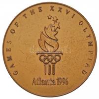 Amerikai Egyesült Államok 1996. "XXVI. Olimpia - Atlanta" sárgaréz emlékérem (60mm) T:2
U...