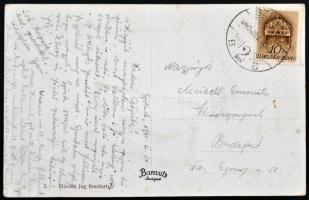 Szolnok, magyar folklór, leporellocard s: Klaudinyi