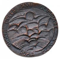 Olaszország 1960. "XVII. Olimpia - Róma" Br részvételi emlékérem "BERTONI MILANO&quot...