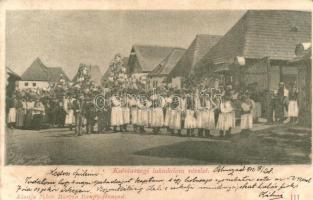 Kalotaszeg, Tara Calatei; Lakodalom; kiadja Fehér Márton / wedding, folklore (EK)