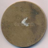 1979. "Fafaragó tábor Rudabánya - Jó szerencsét" egyoldalas Br emlékérem, hátlapján "...