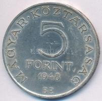 1948. 5Ft Ag "Petőfi" T:2,2-