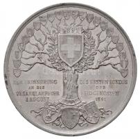 Svájc 1891. "A szövetségesek első konföderációjának 600. évfordulójára" Al emlékérem. Szig...