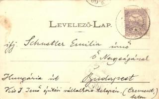 Stósz-fürdő, Kupele Stós; Hungária, kiadja Wlaszlovits Gusztáv / hotel (EK)