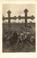 I. világháborús német katonasírok / World War I German soldiers graves, photo