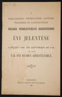 1907 A Szállodások, Vendéglősök, Kávésok, Pinczérek és Kávéssegédek Orsz. Nyugdíjegyesülete Igazgatóságának évi jelentése a pécsi közgyűlésről. 40p.