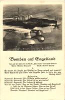 II. világháborús német katonai propaganda, bombázó repülőgép, dalszöveg Hans Bertram 