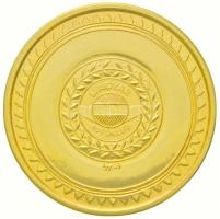 Kiss György (1943-) 1989. "Szent Kristóf / Magyar Autóklub" jelzett Au jutalomérem tokban ...