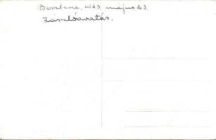 1943 Beszterce, Bistrita; Zászlóavatás, Besztercei villamosmű / flag inauguration, electric works, s...