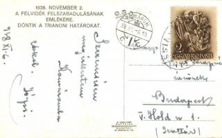 1938 Bevonulás, Trianoni határok ledöntése a Feldivéken / entry of the Hungarian troops, irredenta &...