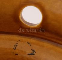 Szecessziós padlóváza, mázas kerámia, két rétegű, jelzett (fekete háromszög), hibátlan / Art nouveau...