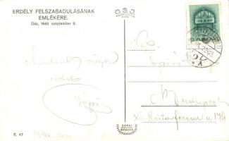 1940 Dés, Dej; bevonulás, Josif Fülöp üzlete / entry of the Hungarian troops, shop