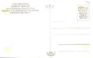 1938 Komárom, Komárno; bevonulás, Horthy Miklós / entry of the Hungarian troops, Horthy (ragasztónyo...