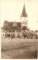 Nagydisznód, Cisnadie; Erődtemplom, utca / fortified church, street, photo