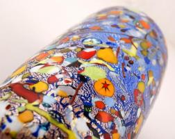 CC Zecchin millefioris váza, jelzett (Murano), hibátlan, m:25,5 cm