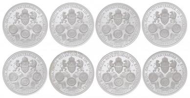 Kósa István (1953-) 1998. "Budapest" 8xklf Ag emlékérem, szett eredeti dísztokban, tanúsít...