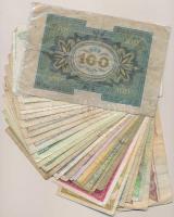 59db-os külföldi bankjegy tétel, benne Szovjetunió 1934. 3R T:vegyes
59pcs of banknotes, between th...