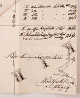 cca 1870 Pest részletes térképe az 1870-es évek rendezési hulláma előtti utcaképpel és a rendezési t...