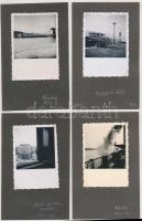 1935-41 Budapesti részletek, fotók kartonra kasírozva, feliratozva, 17db, 9x6cm