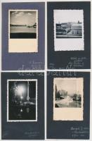 1935-41 Budapesti részletek, fotók kartonra kasírozva, feliratozva, 17db, 9x6cm