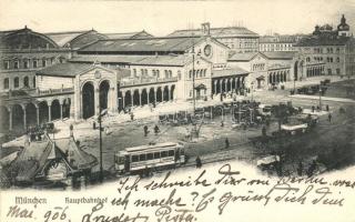 München, Hauptbahnhof / railway station, tram
