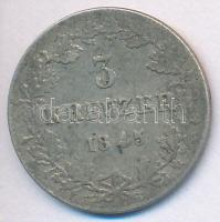 Német Államok / Nassau 1845. 3kr Ag (1,2g) T:2-,3 German States / Nassau 1845. 3 Kreuzer Ag (1,2g) C:VF,F