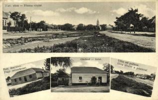 Nagyölved, Velké Ludince; Főutca, Fogyasztási Szövetkezet, üzlet, posta / street, cooperative, shop, post office (EK)