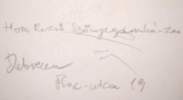 cca 1930 Debrecen, Horn Rezső szőnyegáruháza fotó 13x9 cm