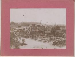 cca 1906 Fotósorozat a Pécsi Országos Kiállításról? borászati pavilon, vadászati, erdészeti, bányász...