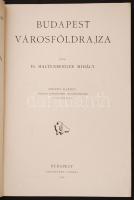 Haltenberger Mihály: Budapest városföldrajza. Szendy Károly előszavával. /Főv. pedagógiai szemináriumi kézikönyvek. I. kötet./ Bp., 1942. Stephaneum. 160 p. Számos szövegközti képpel. Kiadói papírborítóban szép állapotban