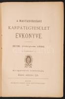 A Magyarországi Kárpátegyesület évkönyve. XIX. évfolyam 1892. 
Igló, 1892. Schmidt József. [8] + 14...