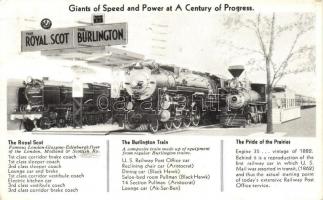 Giants of Speed and Power at a Century of Progress; The Royal Scott, the Burlington and the Pride of the Prairies trains (EK)