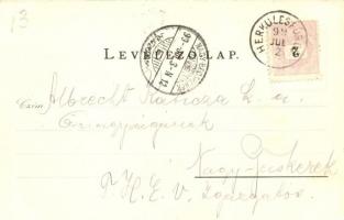 1899 Herkulesfürdő, Herkulesbad, Baile Herculane; Hadikórház / Militärspital / military hospital