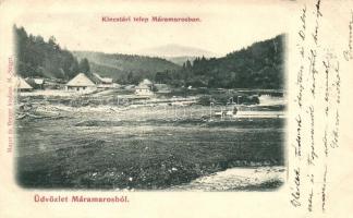 1899 Máramaros, Kincstári telep; Mayer és Berger kiadása / mine plant (EK)