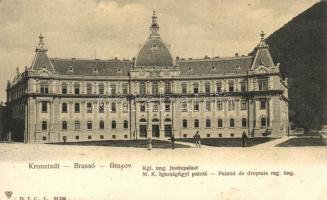 Brassó, Kronstadt, Brasov; Igazságügyi palota / Palace of Justice (EK)