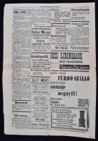 1938 Az Esztergom és Vidéke napilapnak az I. bécsi döntésről tudósító száma, nemzetiszín felülnyomás...