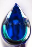 Giuliano Tosi (1942-): Díszváza. Több rétegű fújt üveg, jelzett, hibátlan / Giuliano Tosi: Glass vas...