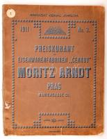 1911 Moritz Arndt prágai vasárugyárának ábrákkal illusztrált 3. számú katalógusa, 63p / 1911 Preiskurant Nr. 3. der Eisenwarenfabriken "Cenkov" Moritz Arndt Prag, 63p / catalogue