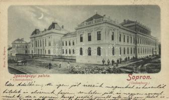 1899 Sopron, Igazságügyi palota, Blum Náthán kiadása