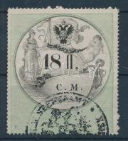 1854 CM okmánybélyeg 18fl (~45.000)