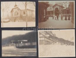 cca 1910 Életképek a Felvidékről, Pöstyén és környékéről, 12 db fotó, 12x8,5 cm /
cca 1910 Piešťany...