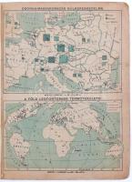 1930 Irredenta Népiskolai atlasz, szerk.:Cholnoky et alii, 28x20cm