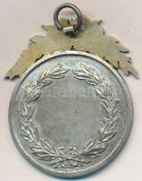 ~1920. Jelzett Ag kerékpáros díjérem babérkoszorúval, "S.G.A. (Scheid Ezüstáru- és Éremgyár)&qu...