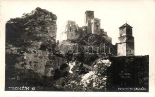 1943 Trencsén, Trencin; vár / castle, photo